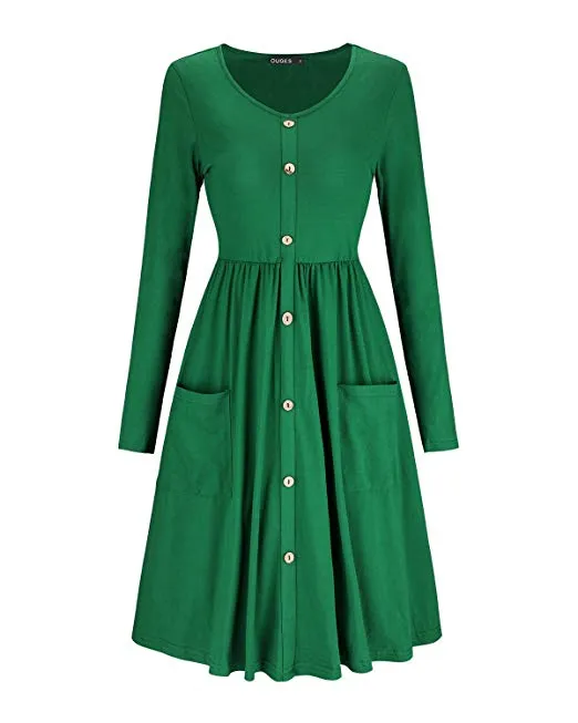 Women's Long Sleeve  Dress