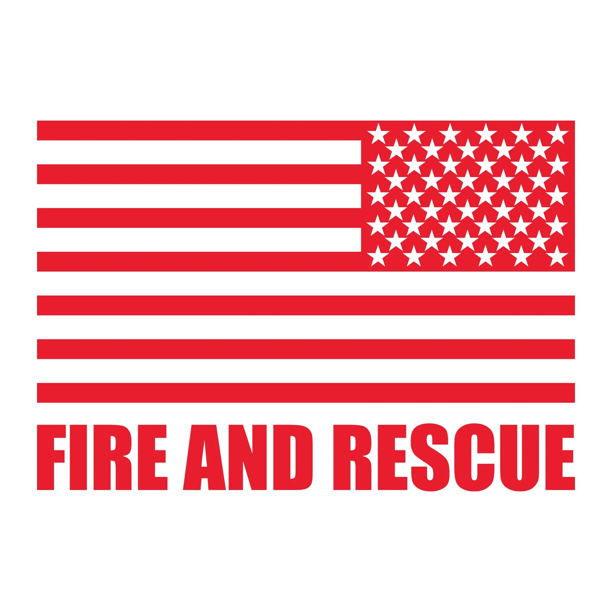 [WRAY FIRE & RESCUE] Utility Shirt [WHT/RED]