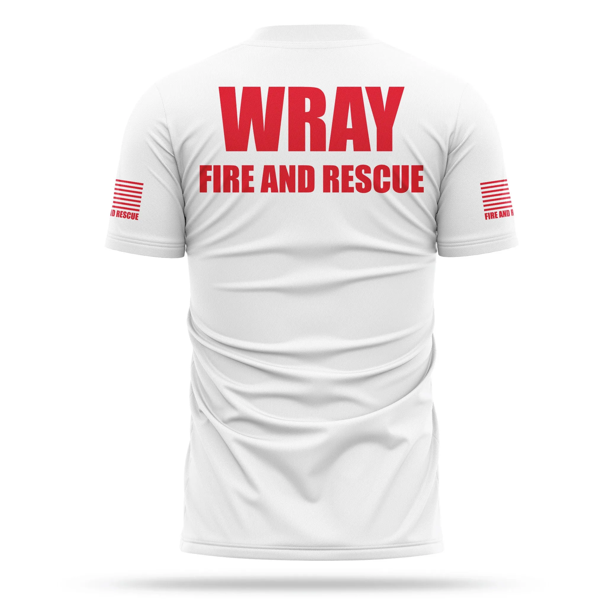 [WRAY FIRE & RESCUE] Utility Shirt [WHT/RED]
