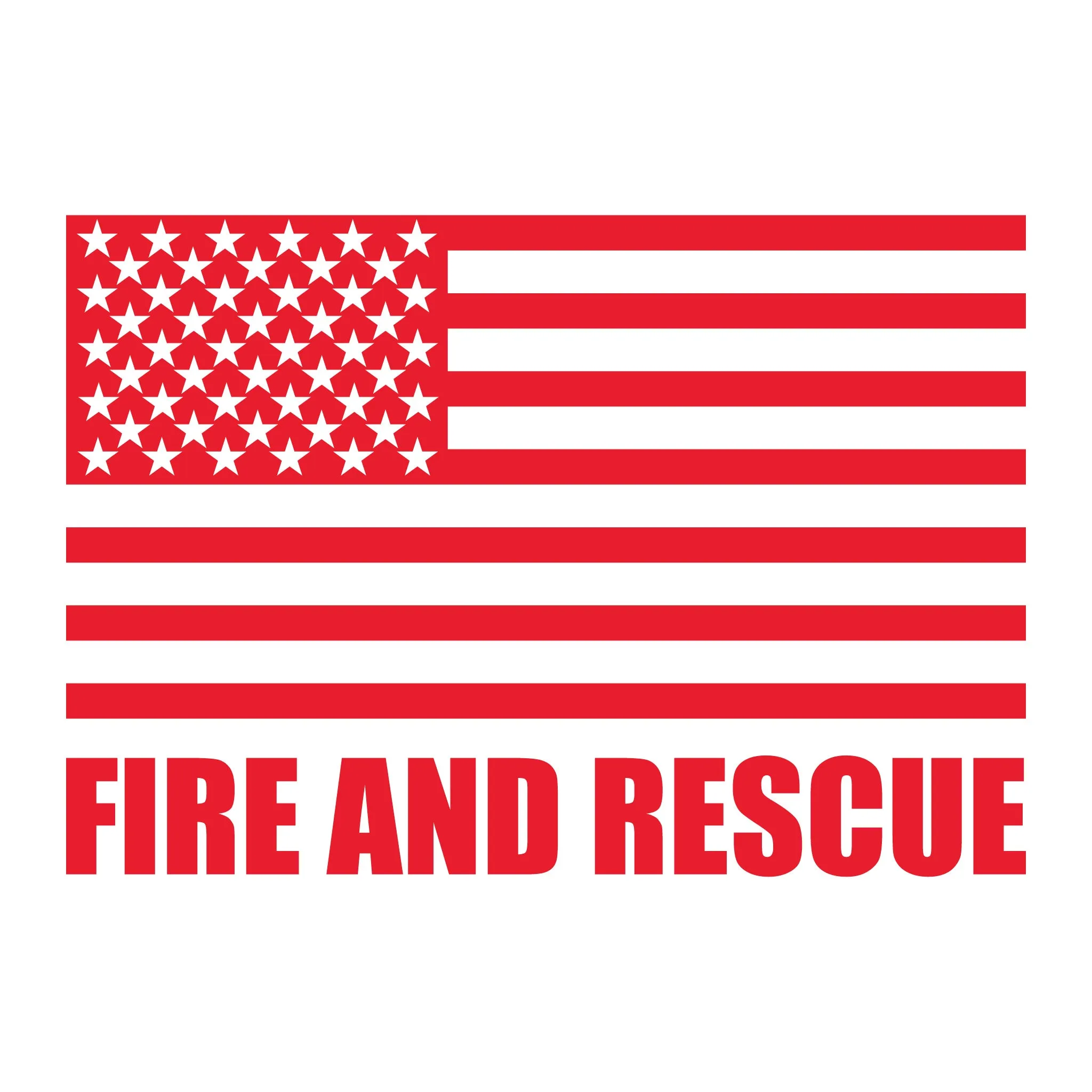 [WRAY FIRE & RESCUE] Utility Shirt [WHT/RED]