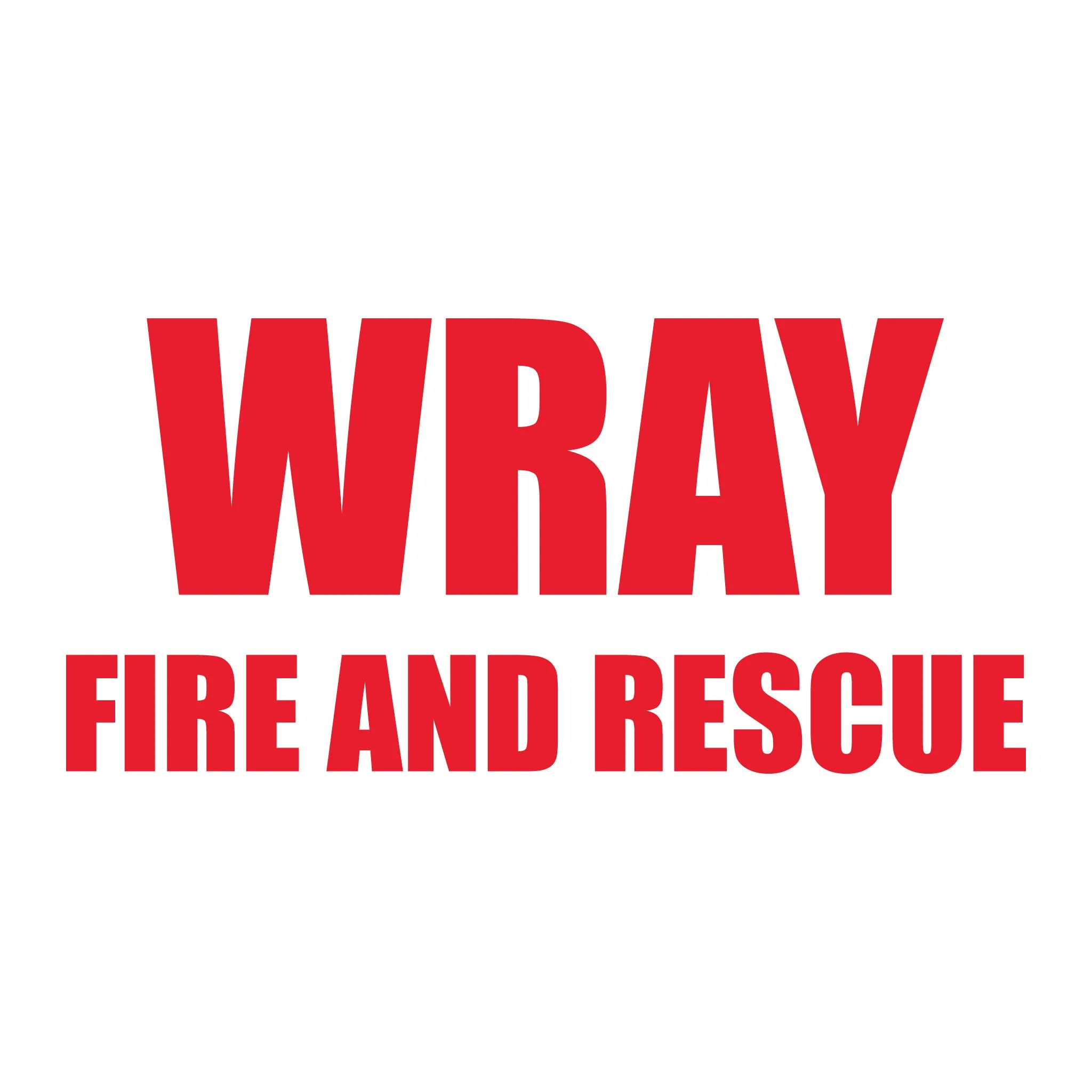 [WRAY FIRE & RESCUE] Utility Shirt [WHT/RED]